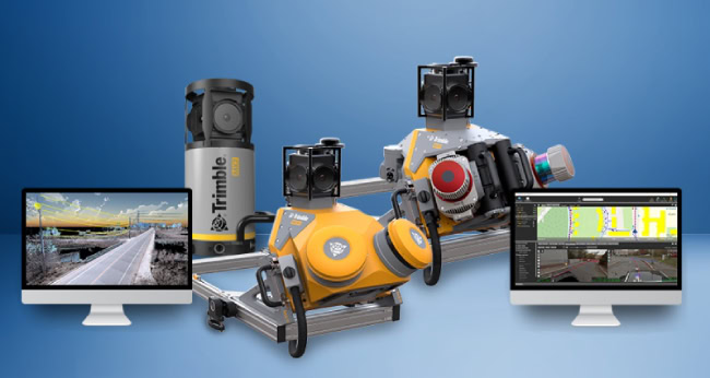 Các thiết bị, phần mềm hỗ trợ giải pháp Mobile Mapping trong hệ sinh thái Trimble.