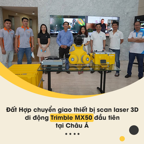 EKTECH chuyển giao Trimble MX50