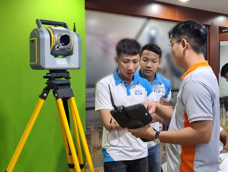 EKTECH chuyển giao Máy toàn đạc quét laser 3D Trimble SX12 đầu tiên tại Việt Nam