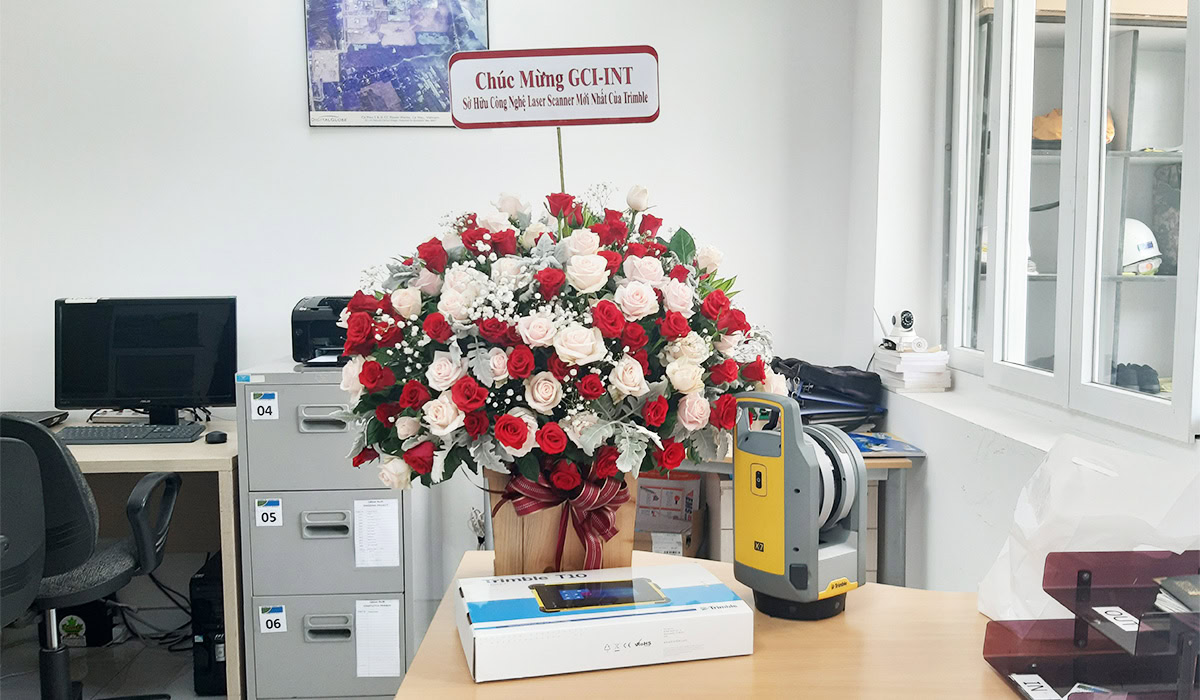 Dat Hop chuyen giao thiet bi scan laser 3D Trimble X7