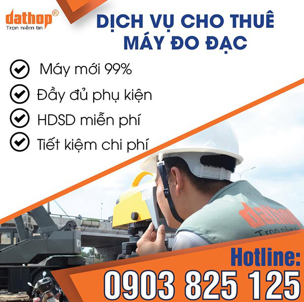 Cho thuê thiết bị đo đạc trắc địa tại EKTECH: GNSS, toàn đạc, thủy bình