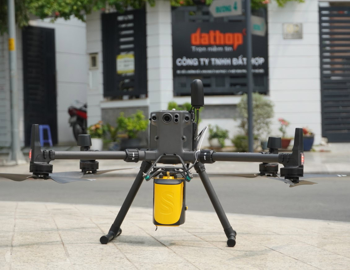 Giải pháp UAV LiDAR kết hợp giữa YellowScan Mapper và DJI Matrice 300 RTK