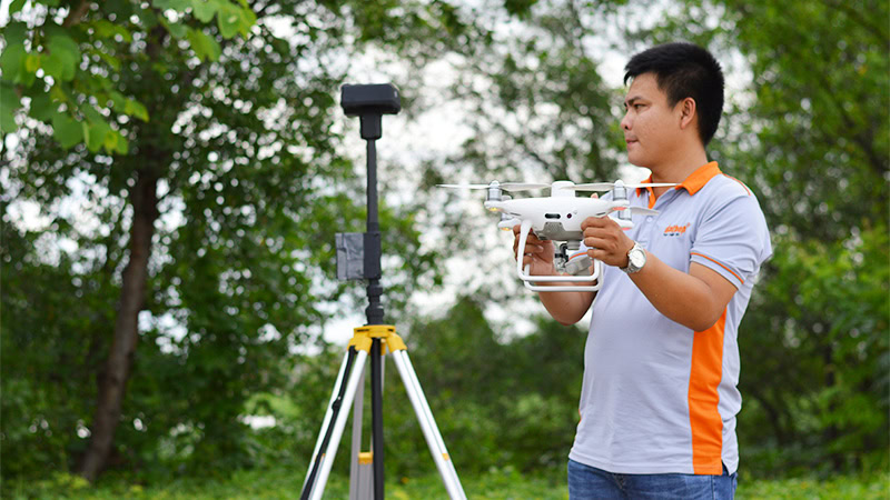 Huong dan thao tac voi Phantom 4 RTK