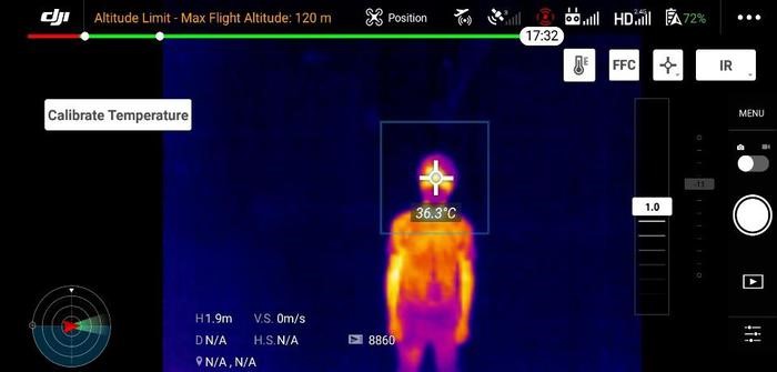 Khả năng ứng dụng của Camera nhiệt trên Mavic 2 Enterprise Advanced