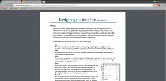 Hướng dẫn sử dụng chi tiết Global Mapper.