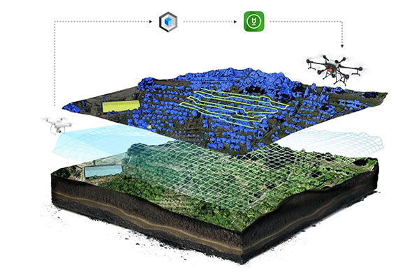 Drone khảo sát địa hình được sử dụng nhiều nhất - Phantom 4 RTK