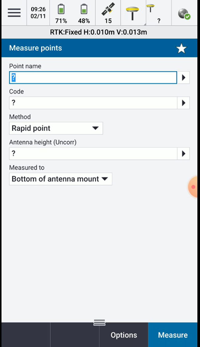 Khi máy GNSS RTK giải được nghiệm Fixed thì ta mới có thể thực hiện chức năng Site Calibration.