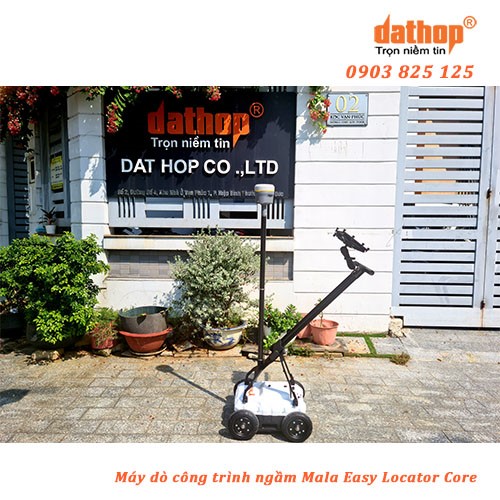 Sự kết hợp giữa máy dò công trình ngầm GPR và máy định vị GNSS