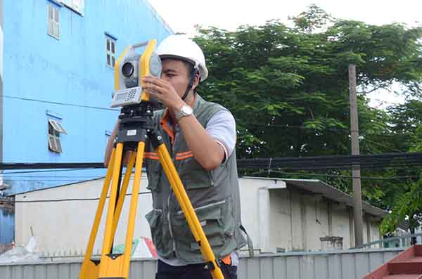 Hướng dẫn giao hội trên máy toàn đạc điện tử Trimble C3 Autofocus