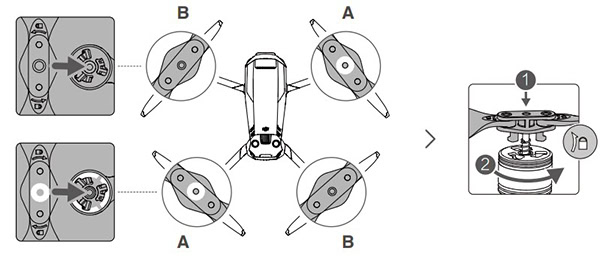 Lắp cánh quạt Mavic 3 sao cho đúng?