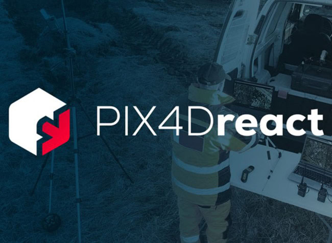 Phần mềm PIX4Dreact xây dựng bản đồ 2D.