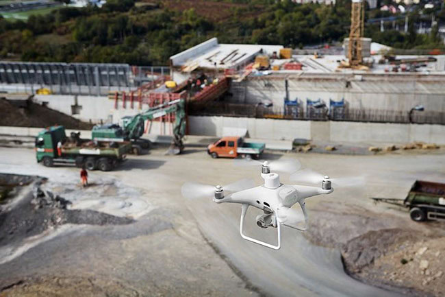 Phantom 4 RTK tối ưu chất lượng hình ảnh thu thập được cho quá trình khảo sát.
