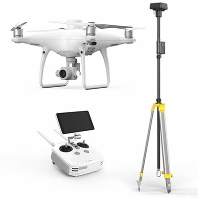 (Phantom 4 RTK với trạm di động D-RTK 2)