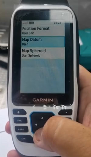 Hướng dẫn thiết lập thông số hệ tọa độ VN2000 trên máy GPS Garmin 79s