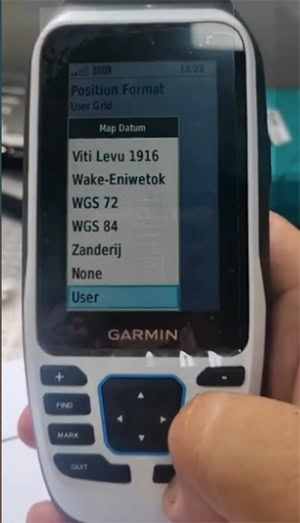 Hướng dẫn thiết lập thông số hệ tọa độ VN2000 trên máy GPS Garmin 79s
