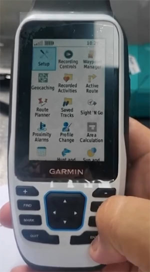 Hướng dẫn thiết lập thông số hệ tọa độ VN2000 trên máy GPS Garmin 79s