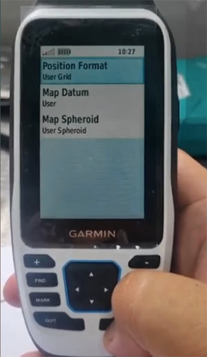 Hướng dẫn thiết lập thông số hệ tọa độ VN2000 trên máy GPS Garmin 79s