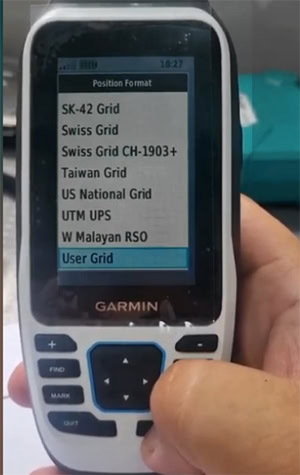 Hướng dẫn thiết lập thông số hệ tọa độ VN2000 trên máy GPS Garmin 79s