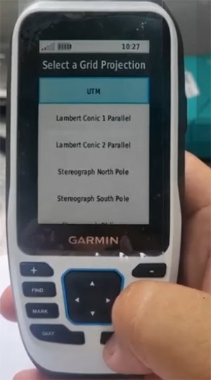 Hướng dẫn thiết lập thông số hệ tọa độ VN2000 trên máy GPS Garmin 79s