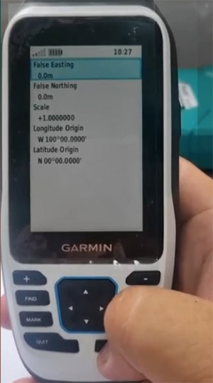 Hướng dẫn thiết lập thông số hệ tọa độ VN2000 trên máy GPS Garmin 79s