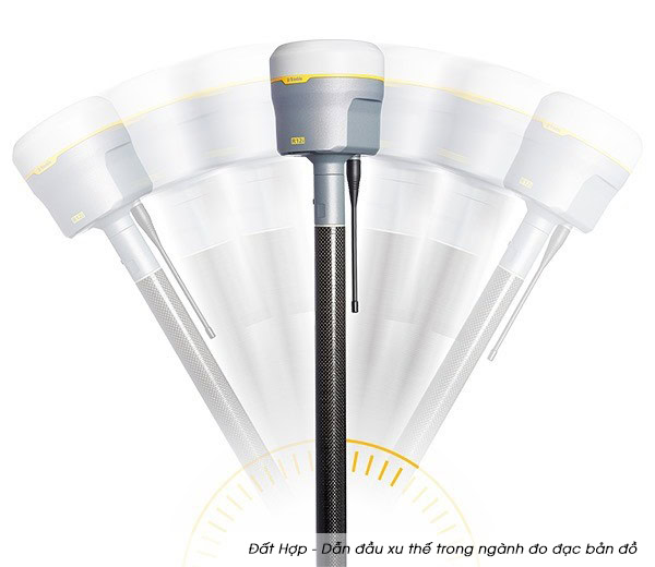 Trimble R12i kết hợp bù nghiêng