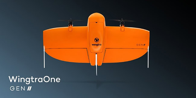 UAV WingtraOne Gen II phục vụ trong lĩnh vực trắc địa.